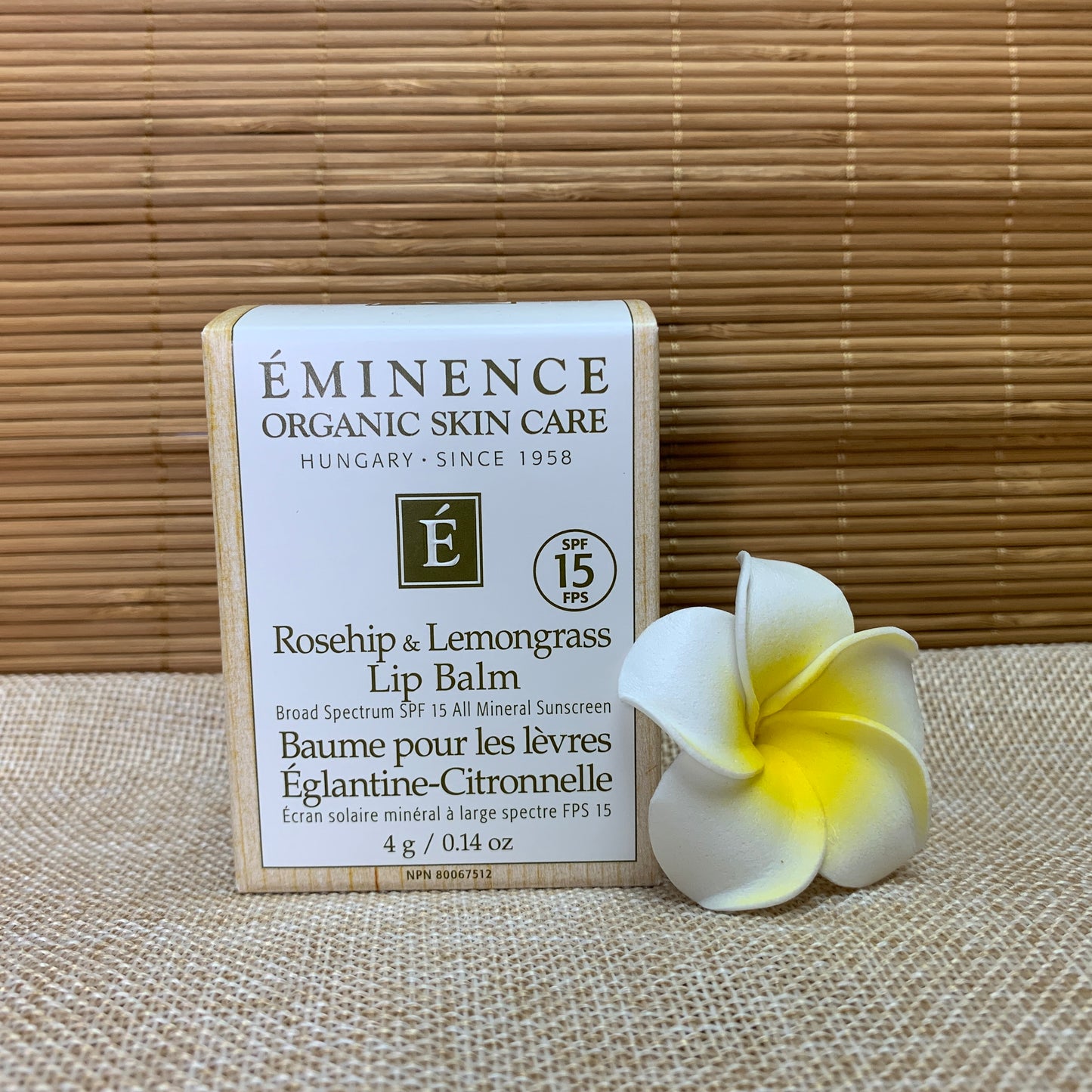 Rosehip & Lemongrass Lip Balm SPF15 玫瑰果檸檬香茅防曬潤唇膏 4g