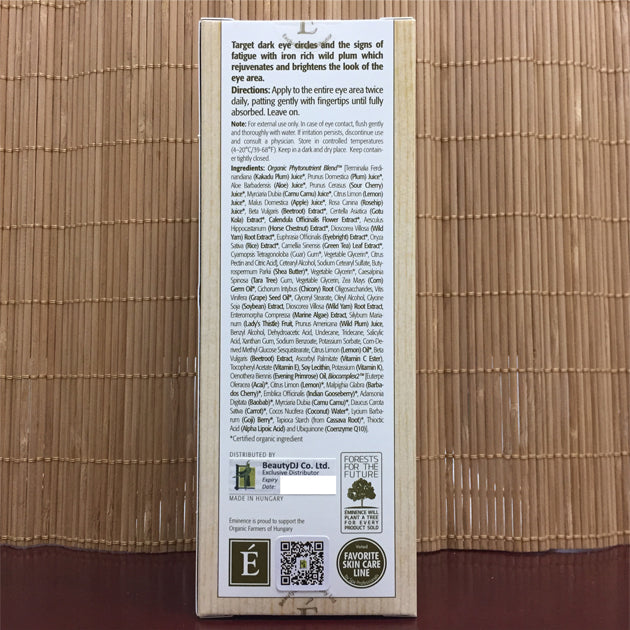 Wild Plum Eye Cream 野生李子去黑眼圈眼霜 30ml