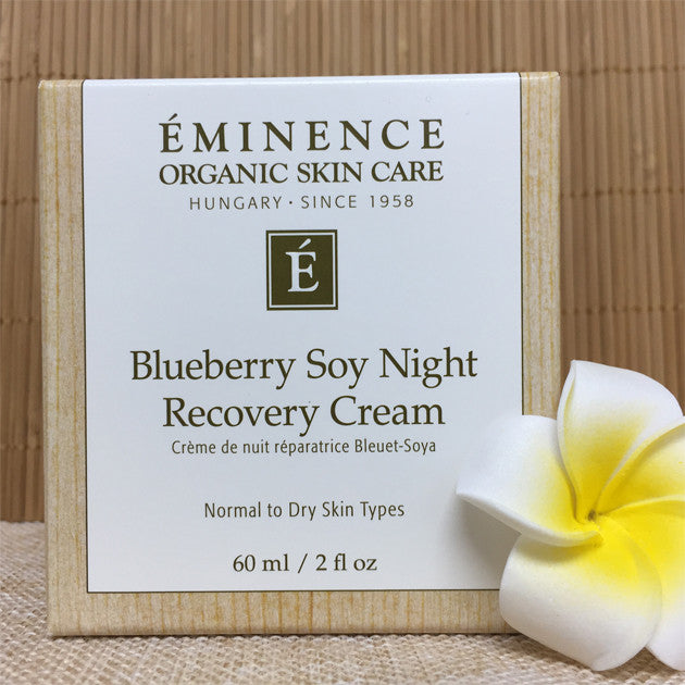 Eminence Blueberry Soy Night Recovery Cream – 60 Ml, Nachtcreme Mit Heidelbeere & Ringelblume