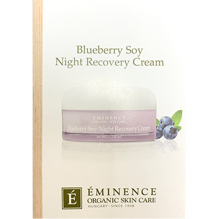Blueberry Soy Night Recovery Cream 藍莓大豆抗衰老修護晚霜 3ml