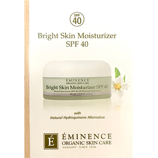 Bright Skin Moisturizer SPF40 美白防曬補濕面霜SPF40 3ml